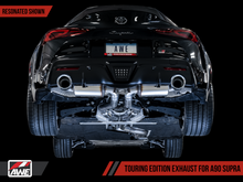 Load image into Gallery viewer, AWE 2020 Toyota Supra A90 Resonated Touring Edition Exhaust - 5in Chrome Silver Tips