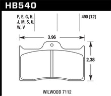 Load image into Gallery viewer, Hawk Wilwood 7112 Caliper DTC-70 Brake Pads