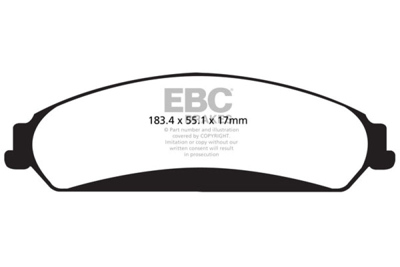 EBC 11+ Chrysler 300 Limited 3.6 4WD Greenstuff Front Brake Pads