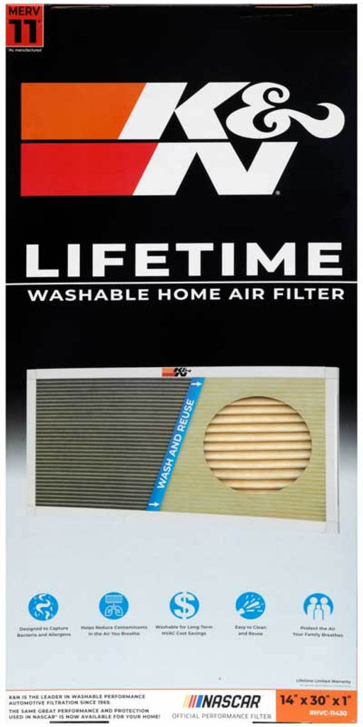 K&N HVAC Filter - 14 x 30 x 1