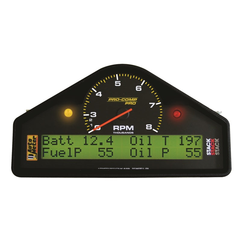 Autometer Pro-Comp Race Dash 0-8k RPM/Speed/Oil Press & Temp/WaterTemp/Fuel Pressure/Battery Gauge