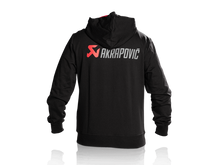 Load image into Gallery viewer, Akrapovic Mens Akrapovic Logo Black Hoodie - L