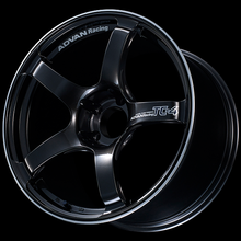 Load image into Gallery viewer, Advan TC4 18x8 +37 5-100 Racing Black Gunmetallic &amp; Ring Wheel