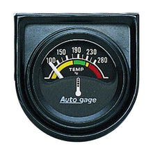 Load image into Gallery viewer, AutoMeter Gauge Console Water Temp 1.5in. 280 Deg. F Elec Blk Dial Blk Bezel Autogage