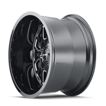 Load image into Gallery viewer, Mayhem 8107 Cogent 20x9 / 6x135 BP / 18mm Offset / 106mm Hub Black w/ Milled Spokes Wheel