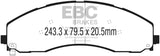 EBC 2017+ Ford F-450 Ultimax2 Front Brake Pads