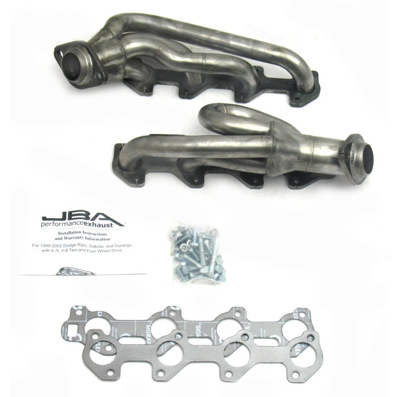 JBA 02-03 Dodge RAM 4.7L PowerTech 1-1/2in Primary Raw 409SS Cat4Ward Header