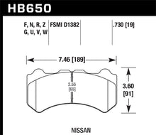 Load image into Gallery viewer, Hawk 09-11 Nissan GT-R HPS Street Front Brake Pads