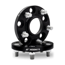 Load image into Gallery viewer, Mishimoto Wheel Spacers - 5x114.3 - 67.1 - 20 - M12 - Black