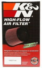 Load image into Gallery viewer, K&amp;N Round Tapered Universal Air Filter 4 inch Flange 5 3/8 inch Base 4 inch Top 7 inch Height