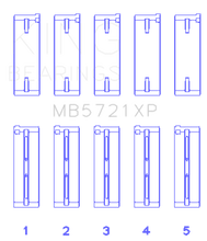 Load image into Gallery viewer, King Engine Bearings Nissan SR20DET (GTiR) 16V Performance Main Bearing Set - Size STD