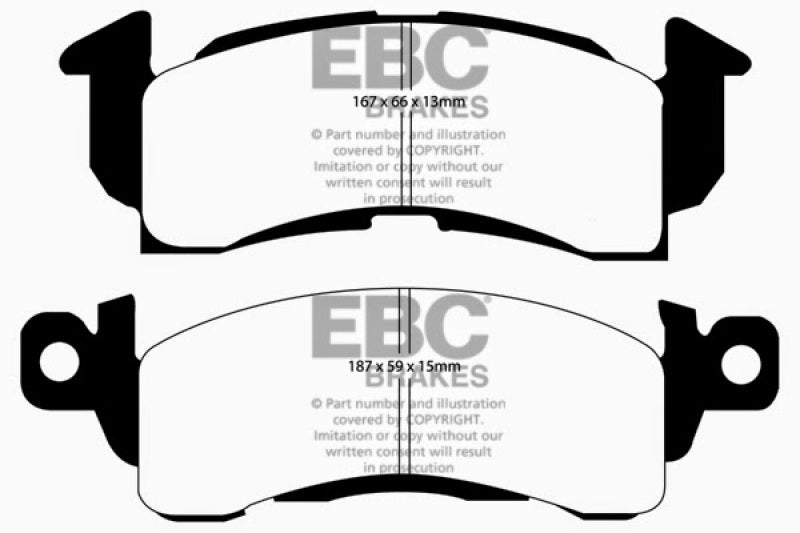 EBC 73-74 Buick Apollo 4.1 Ultimax2 Front Brake Pads