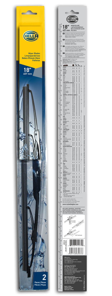 Hella Standard Wiper Blade 18in - Pair