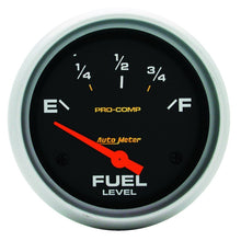 Load image into Gallery viewer, AutoMeter Gauge Fuel Level 2-5/8in. 0 Ohm(e) to 90 Ohm(f) Elec Pro-Comp