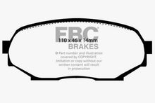 Load image into Gallery viewer, EBC 90-93 Geo Storm 1.6 Ultimax2 Front Brake Pads