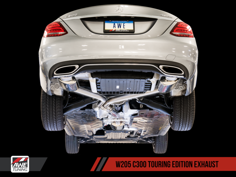 AWE Tuning Mercedes-Benz W205 C300 Touring Edition Exhaust