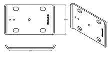 Load image into Gallery viewer, Ridetech Large U-Bolt Plate