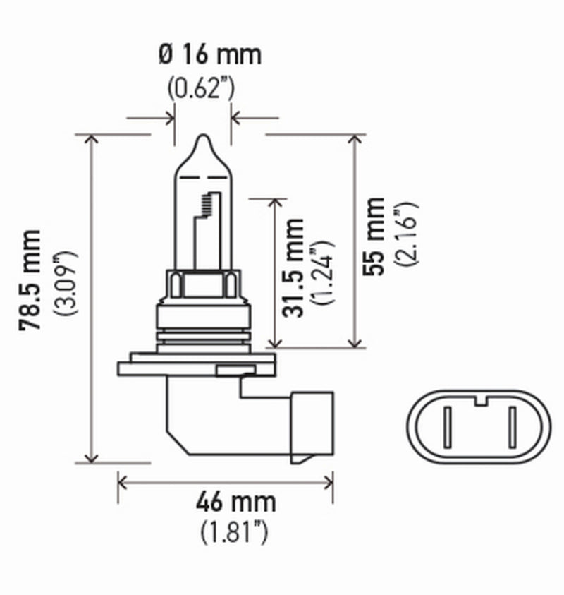 Hella Bulb 9005/Hb3 12V 65W P20D T4 (2)