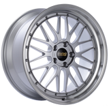 BBS LM 19x12 5x130 ET44 Diamond Silver Center / Diamond Cut Lip Wheel - 71.6 CB