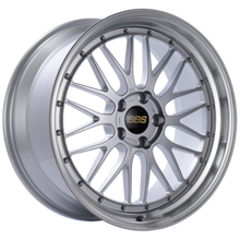 Load image into Gallery viewer, BBS LM 18x9.5 5x114.3 ET38 Diamond Silver Center Diamond Cut Lip Wheel -82mm PFS Req (S/O No Cancel)