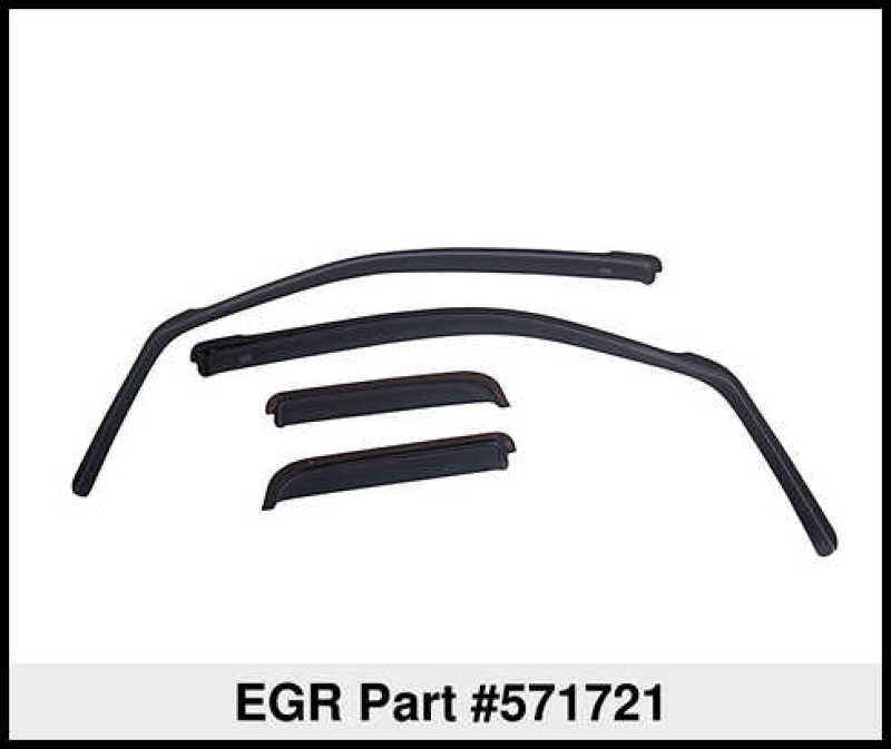 EGR 00-06 Chev Subran/Yuk / 01-07 Silv/Sierra Crew In-Channel Window Visors - Set of 4 (571721)