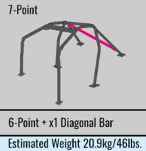 Load image into Gallery viewer, Cusco Chromoly Roll Cage 7-Point 2-Passenger Through Dash Mitsubishi Evo 10 CZ4A (S/O / No Cancel)