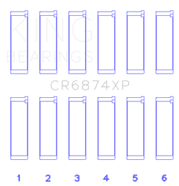 King Engine Bearings Subaru EZ30/EZ30D (Size STD) Performance Rod Bearing Set