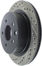 Load image into Gallery viewer, StopTech 03-05 350Z / 03-04 G35 / 03-05 G35X SportStop Slotted &amp; Drilled Rear Right Rotor