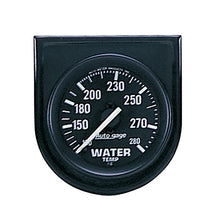 Load image into Gallery viewer, Autometer AutoGage 52.4mm Mechanical 100-280 Deg F Water Temp Gauge - Black