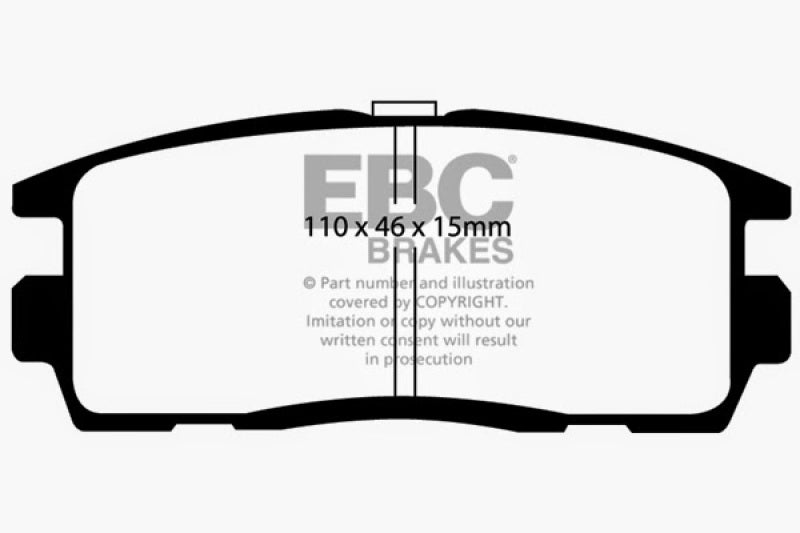 EBC 10+ Chevrolet Equinox 2.4 Ultimax2 Rear Brake Pads