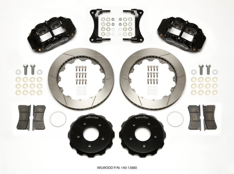 Wilwood Narrow Superlite 4R Front Hat Kit 12.88in 2007-Up Jeep Wrangler