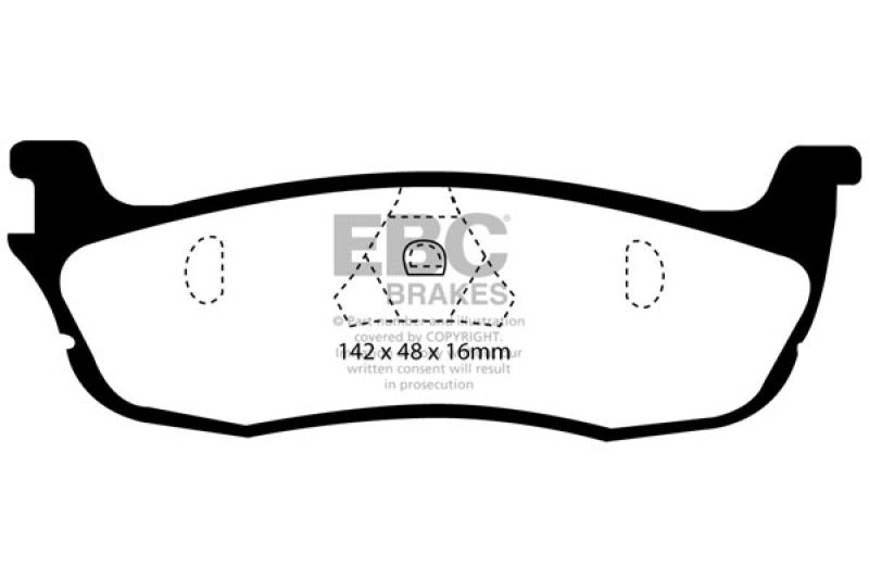 EBC 97-99 Ford Expedition 4.6 2WD Ultimax2 Rear Brake Pads