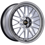 BBS LM 20x9.5 5x114.3 ET40 CB66 Diamond Silver Center Diamond Cut Lip Wheel