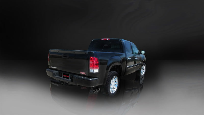 Corsa 2007-2008 Chevrolet Silverado Crew Cab/Short Bed 1500 5.3L V8 Black Sport Cat-Back Exhaust