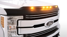 Load image into Gallery viewer, AVS 2017-2019 Ford F250 Super Duty Aeroskin Low Profile Hood Shield w/ Lights - Black