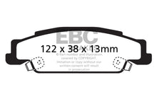 Load image into Gallery viewer, EBC 05-08 Pontiac Grand Prix 5.3 Ultimax2 Rear Brake Pads