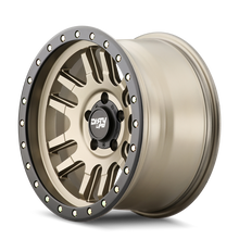 Load image into Gallery viewer, Dirty Life 9309 Canyon Pro 17x9/6x135 BP/0mm Offset/87.1mm Hub Satin Gold Wheel - Beadlock