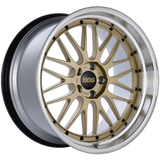 BBS LM 20x10.5 5x114.3 ET20 CB66 Gold Center Diamond Cut Lip Wheel