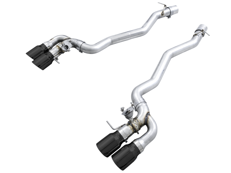 AWE Tuning 18-19 BMW M5 (F90) 4.4T AWD Cat-back Exhaust - Track Edition (Diamond Black Tips)