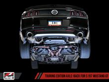 Load image into Gallery viewer, AWE Tuning S197 Mustang GT Axle-back Exhaust - Touring Edition (Chrome Silver Tips)