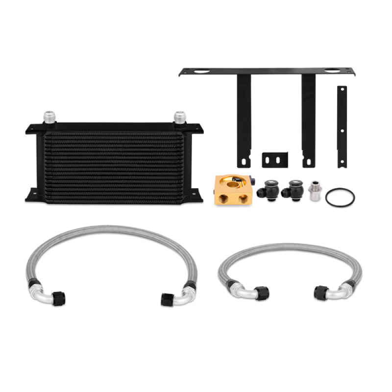 Mishimoto 10-12 Hyundai Genesis Coupe 2.0T Thermostatic Oil Cooler Kit - Black