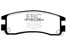 Load image into Gallery viewer, EBC 94-95 Buick Regal 3.1 Ultimax2 Rear Brake Pads