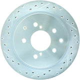 StopTech 89-96 Nissan 300ZX Select Sport Slotted & Drilled Right Rear Brake Rotor