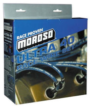 Load image into Gallery viewer, Moroso GM LS Ignition Wire Set - Ultra 40 - Sleeved - 9.75in - Blue