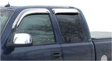 Load image into Gallery viewer, AVS 99-07 Chevy Silverado 1500 Ext. Cab Ventvisor Front &amp; Rear Window Deflectors 4pc - Chrome