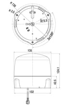 Load image into Gallery viewer, Hella Led Lamp 12/24V Amber Fix Mounting 2Rl