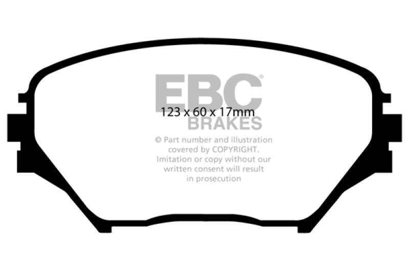 EBC 01-03 Toyota RAV 4 2.0 Ultimax2 Front Brake Pads