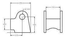 Load image into Gallery viewer, Ridetech Shock Bracket for 1.5in Bridge