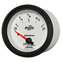 Load image into Gallery viewer, AutoMeter Gauge Fuel Level 2-5/8in. 240 Ohm(e) to 33 Ohm(f) Elec Phantom II