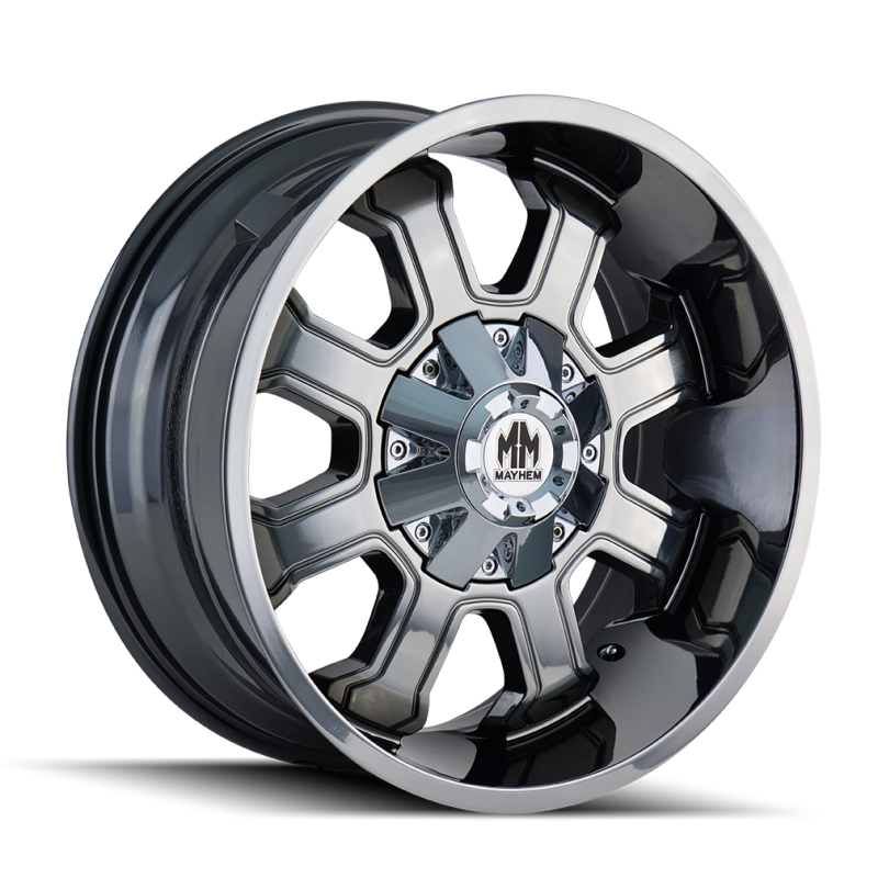 Mayhem 8103 Fierce 22x12 / 6x135 BP / -44mm Offset / 106mm Hub Chrome Wheel